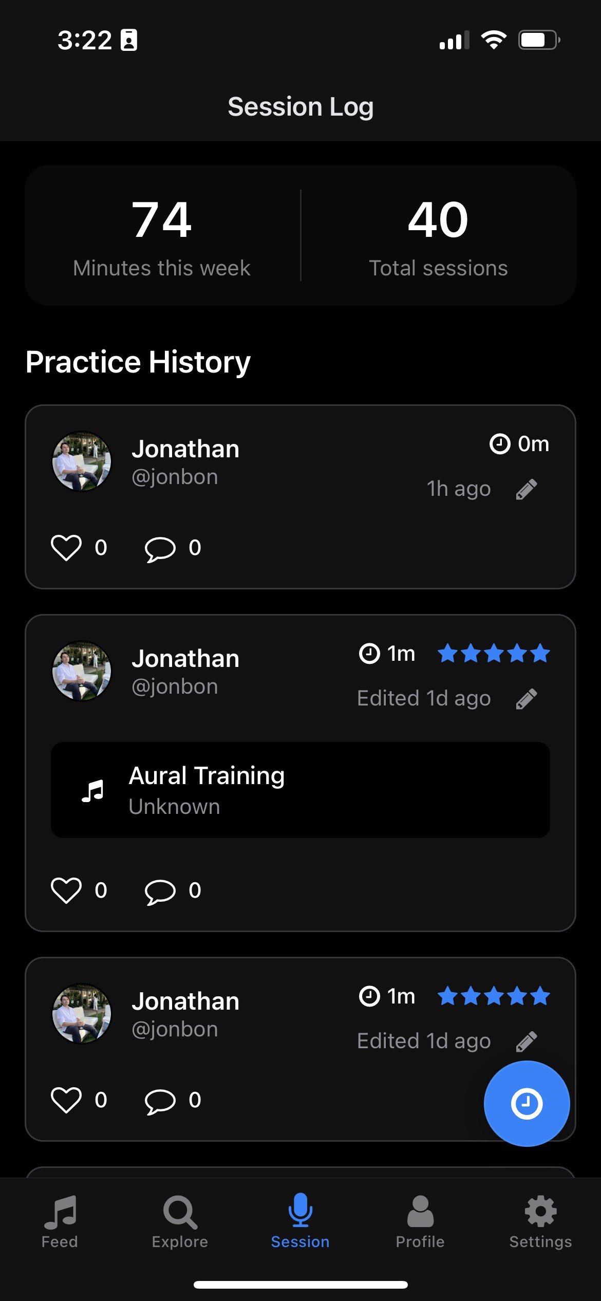 Motif app screenshot