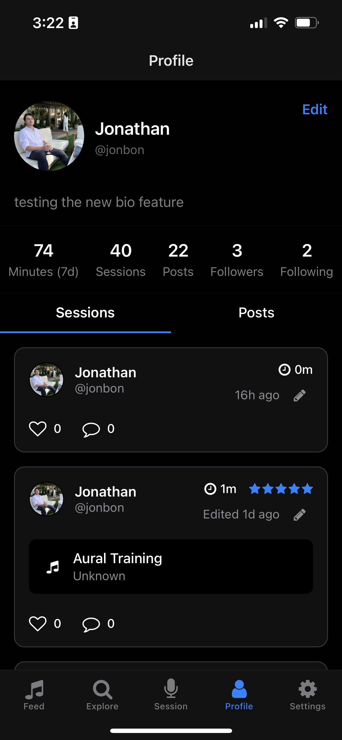 Motif app screenshot